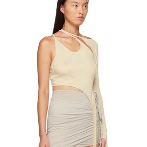 HYEIN SEO ssense exclusive Beige Single-Sleeve T-Shirt